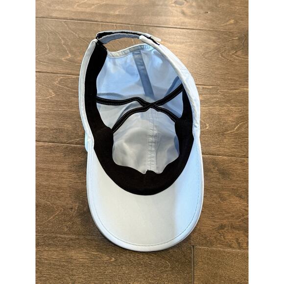 Nike Womens Blue “Run” Spellout Featherlight Dri Fit Running Strapback Hat Cap - Picture 6 of 7